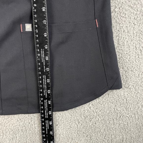 Fabletics Men's XS Black Polyester Viscose Short Sleeve Scrub Top *Flaw - Picture 8 of 11